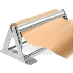 DIY Crew 12 inch Paper Roll Dispenser and Cutter - Heavy-Duty Wall Mountable, Non Slip Tabletop - Kraft, Freezer, Butcher Paper - Up to 1000ft Rolls