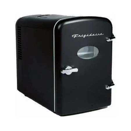 Compact Skincare Fridge 6 Can Mini Personal Fridge Cooler for Bedroom Cosmetics