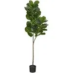 Nearly Natural 4.5ft. Fiddle Leaf Fig Artificial Tree