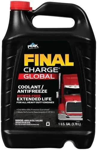 Peak Final Charge Antifreeze Coolant