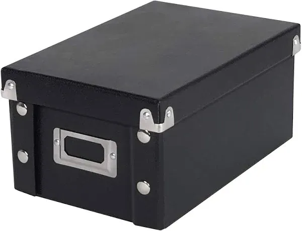 Sturdy Index Card Storage Box - Holds 1100 3x5 Cards - Collapsible Organizer