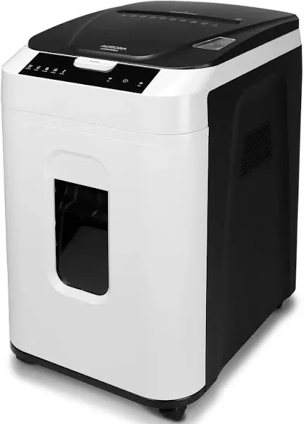 Aurora Commercial Grade 200-Sheet Auto Feed High Security Micro-Cut Shredder