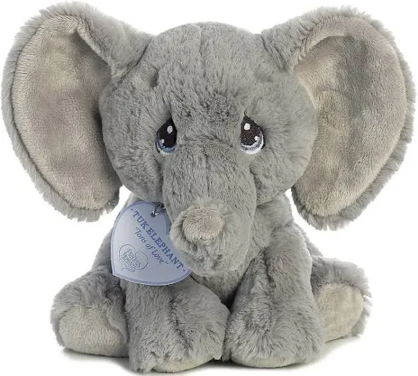 Precious Moments Plush Baby Elephant 2022 Gift of Love Tuk  Gray by Aurora