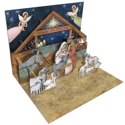 LANG Nativity Pop-Up Christmas Cards