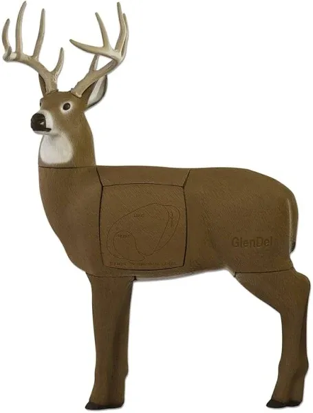 New BLOCK Targets GlenDel Full-Rut Buck 3D Archery Target W/ 4-sided insert