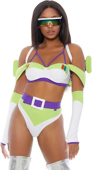 Forplay Women's to Infinity Sexy Astronaut Movie Character Costume