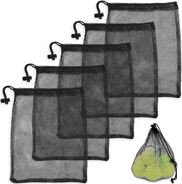 10pcs Mesh Bags Drawstring for Storage of Small and Medium Sized Items Multipurpose Mesh Bag with Drawstring Cord Lock Mesh