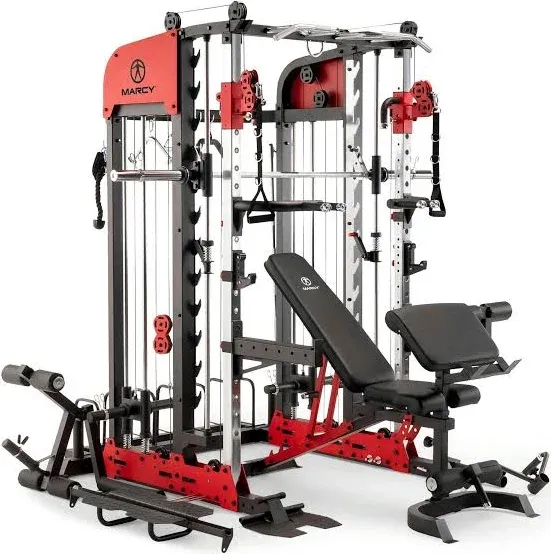 Marcy Pro Deluxe Smith Cage Home Gym System SM-7553