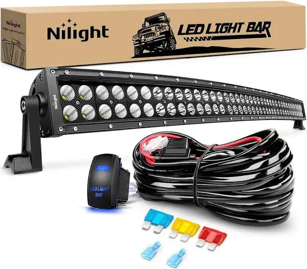 Nilight 42inch 240W Curved LED Light Bar