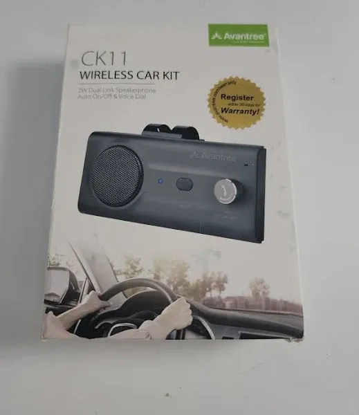 Avantree CK11 Hands Free Bluetooth for Cell Phone Car Kit