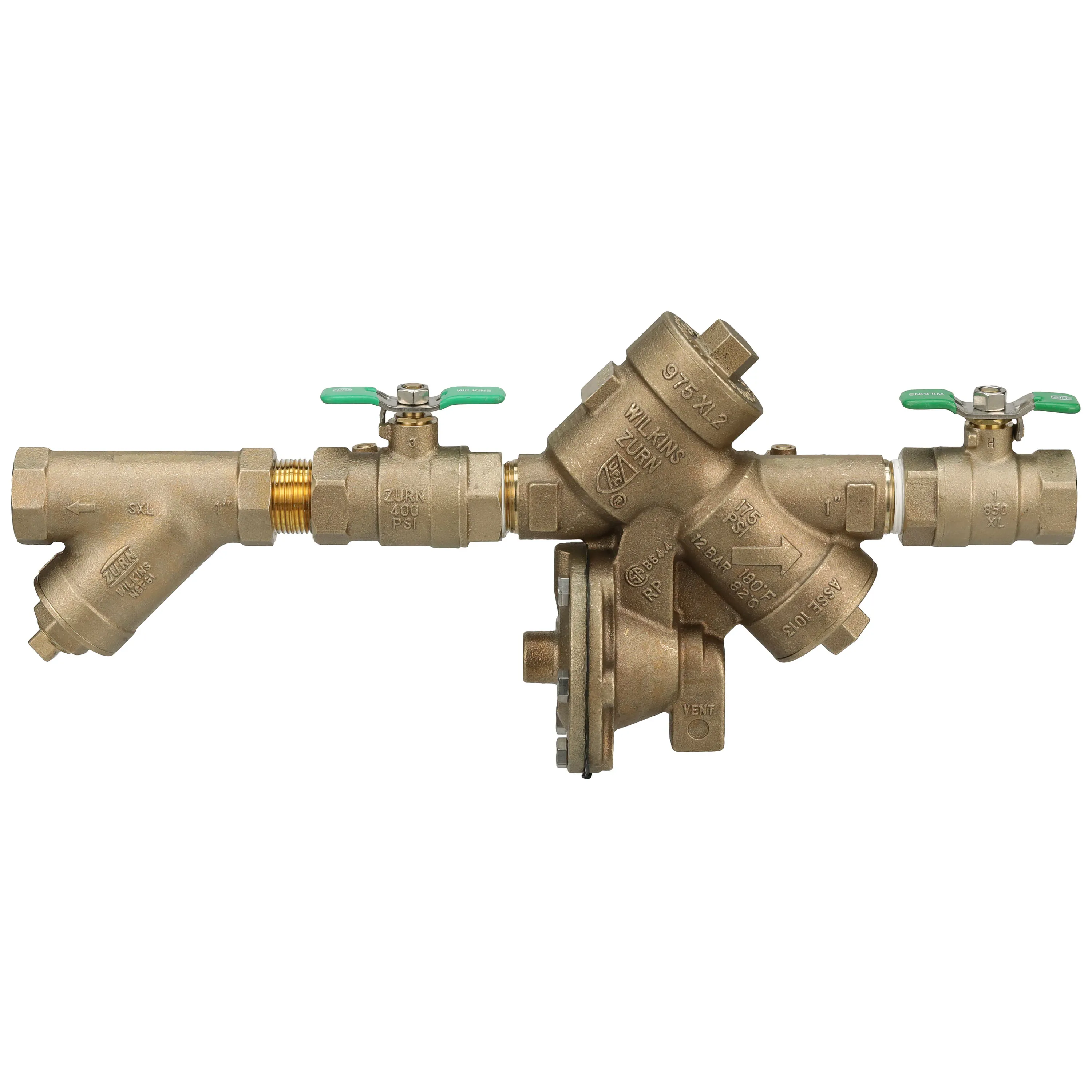 Zurn Wilkins 1-in Bronze FNPT Reduced Pressure Backflow Preventer Lowes.com