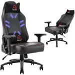 COLAMY Big and Tall Gaming Chair 400lbs, Ergonomic Computer Gamer, New Black