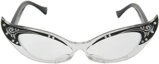 Forum Novelties Cat Eye Glasses