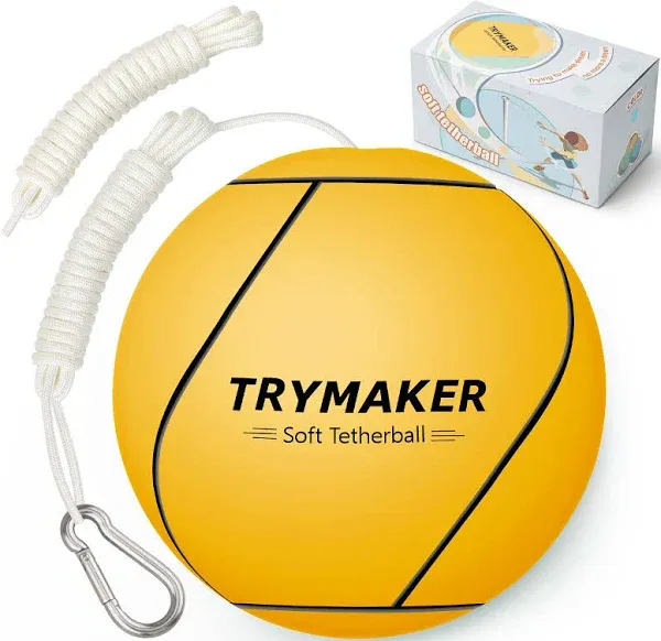 Trymaker Tetherball, Tether Balls and Rope Set for ,Tetherball