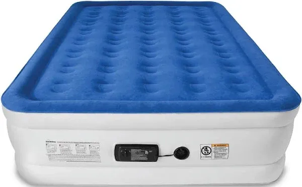 SoundAsleep Dream Series Luxury Air Mattress with ComfortCoil Technology &amp; Bu...