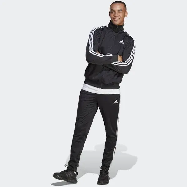 adidas Men's Size Basic 3-Stripes Tricot Track Suit