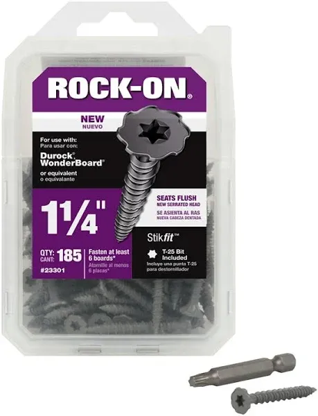 Rock-On Cement Board Screw