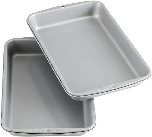 Wilton Recipe Right Non-Stick In Biscuit Brownie Pan, 11 x 7 1-1/2