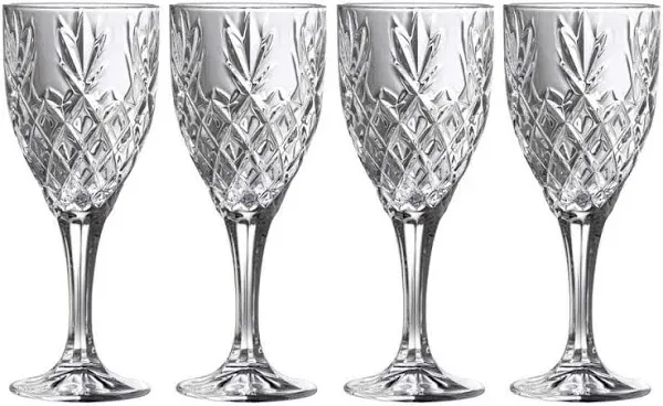 Galway Crystal Renmore Goblets (Set of 4)