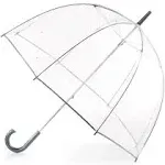 Clear Bubble Rain Umbrella, Classic Dome Shape for Maximum Visibility