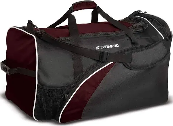 Champro E43 Varsity Football Equipment Bag 28 X 15 X 15 - Scarlet