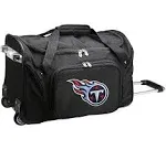 Tennessee Titans 22" 2-Wheeled Duffel Bag - Black