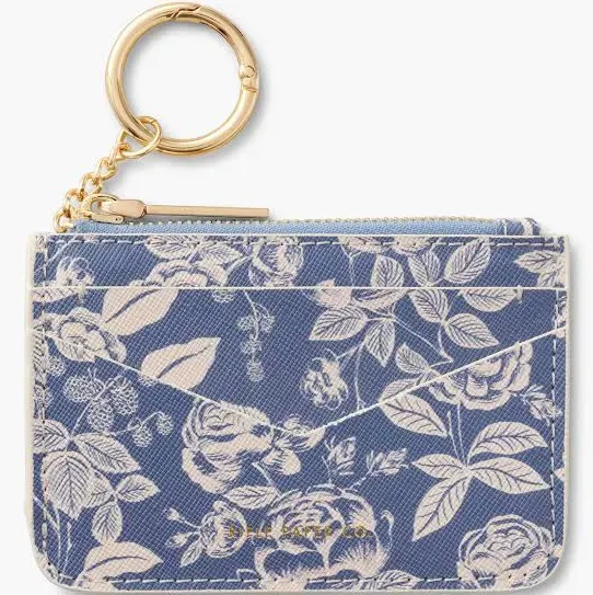 English Rose Key Ring Card Case