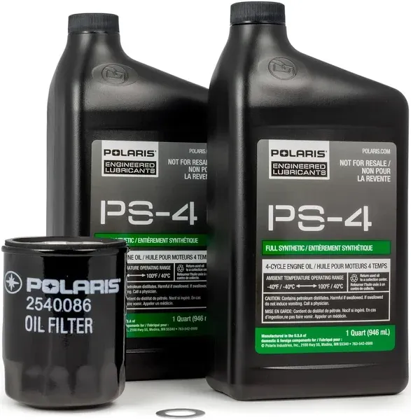 Polaris Full Synthetic Oil Change Kit 2202166