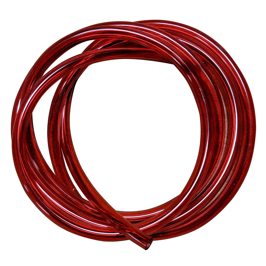 7&#039; Red Fuel Line Tube Hose For Mini Bike Go Kart Atv Cycle Dirt Bike Etc