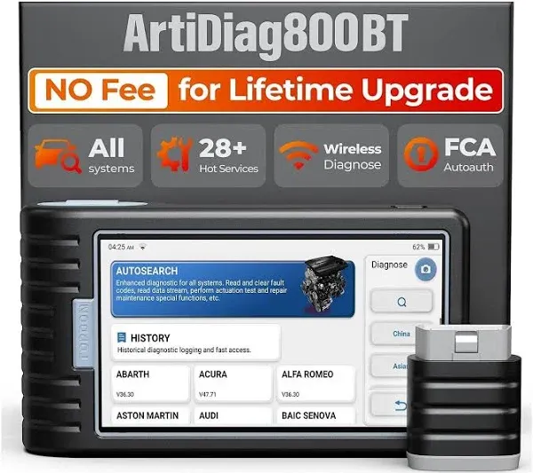 OBD2 Scanner Wireless, TOPDON AD800BT, Free Lifetime Upgrade, Scan Tool, Auto...