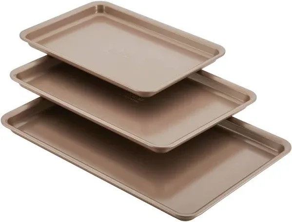 Anolon Nonstick Bakeware 3-Piece Cookie Pan Set