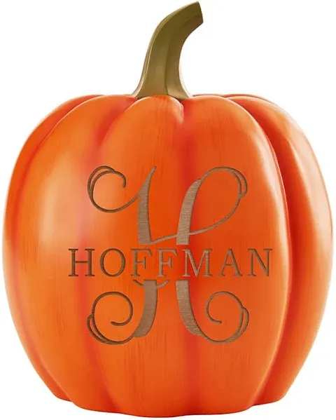 Personal Creations Personalized Light-Up Text Pumpkin Family Figurines