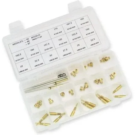 NEW MIKUNI MASTER JETTING KIT# KHS-025 FOR HSR42 CONTAINS 54 PCS.