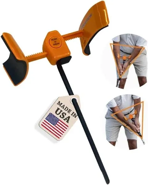 The Putt Master Golf Putting Aid Trainer, Patented Short Game Golf Swing Training for Precision and Accuracy, Made in USA by Orange Whip Golf