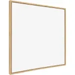 Kate and Laurel Sylvie Blank Framed Canvas Wall Art, 30x30 Natural, Modern Empty Canvas for Paint-Your-Own Art, Premium Canvas Already Framed