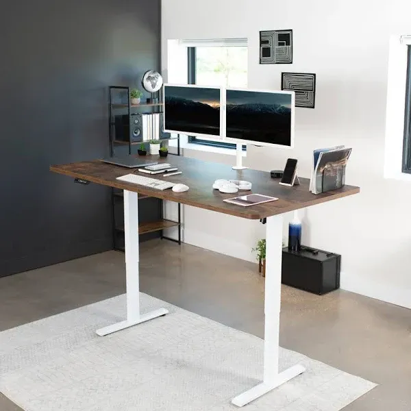 VIVO Electric Height Adjustable Memory Stand Up Desk