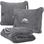 BlueHills Premium Soft Travel Blanket Pillow Airplane