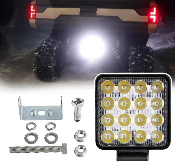 Kihor Ranger Backup Light Upgrade 48w Led Reverse Light Compatible With Polaris Ranger Crew 1000 Xp 2018-2022