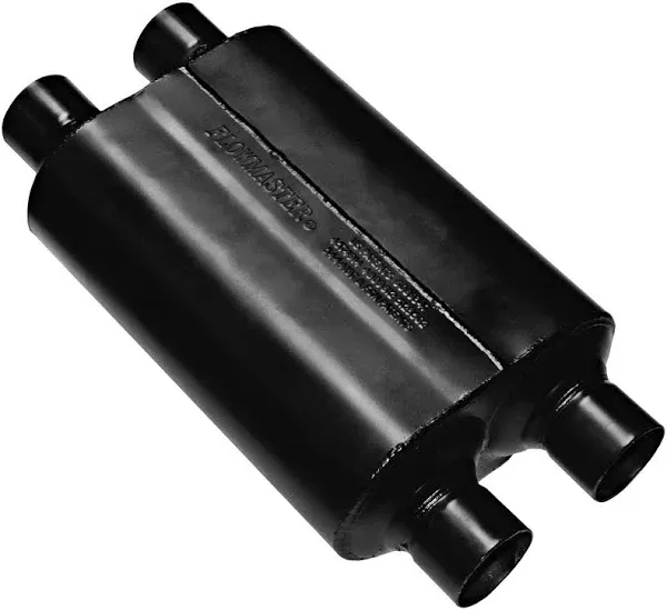 Flowmaster 9525454 Super 40 Muffler - 2.50  Dual In / 2.50 Dual Out - Aggressive Sound