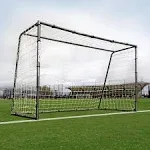 QUICKPLAY GS Soccer Goals - Super Durable Galvanized Steel Soccer Goal 5 Sizes Regulation Sizes