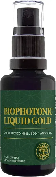 Global Healing Biophotonic Liquid Gold Supplement Spray - 1 Fl Oz
