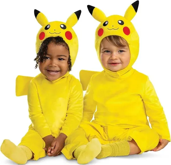 Pokemon Pikachu Halloween Costume for Toddler, Size 3-4T, by Disguise