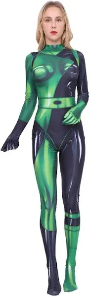 gesikai Women's Shego Cosplay Costume