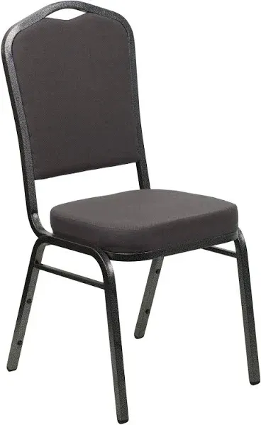 Flash Furniture HERCULES Series Crown Back Stacking Banquet Chair Fabric