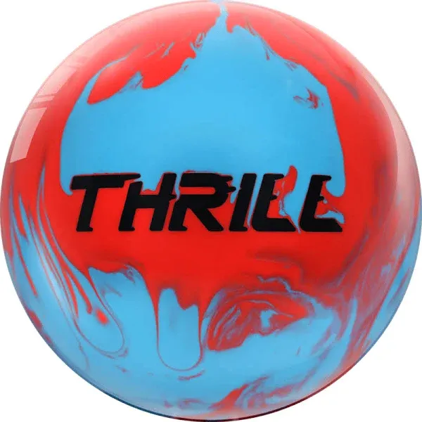 Motiv PRE-DRILLED Max Thrill Solid Bowling Ball - Red/Blue 13lbs