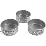 Wilton 4-Inch Mini Springform Pans for Mini Cheesecakes, Pizzas and Quiches, 3-P