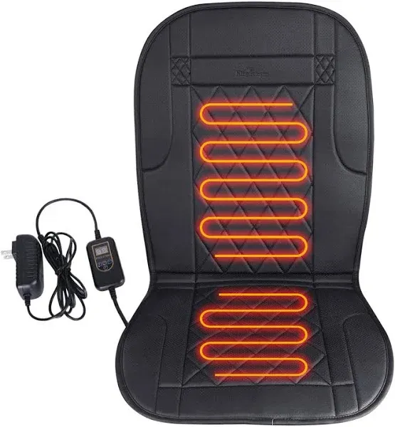 Heated Seat Cushion with Intelligent Temperature Controller,Heated Seat Cover for Home, Office Chair and More(Back and Seat)