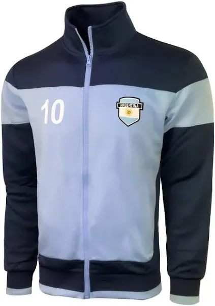 Just 4 Kicks Boy's Argentina Full Zip Track Jacket