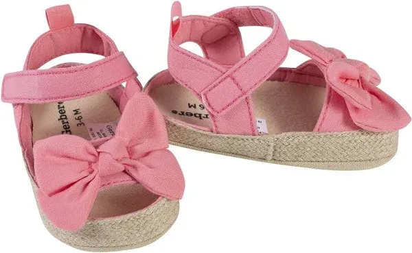 Gerber Baby Girls Eyelet Espadrille Sandal