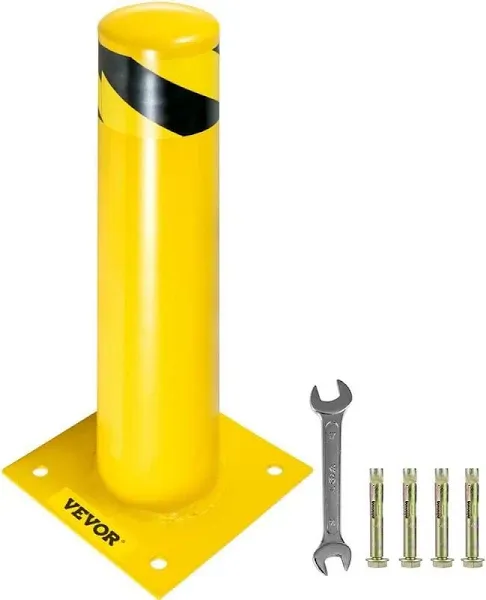 Safety Bollard Steel Bollard Barrier VEVOR